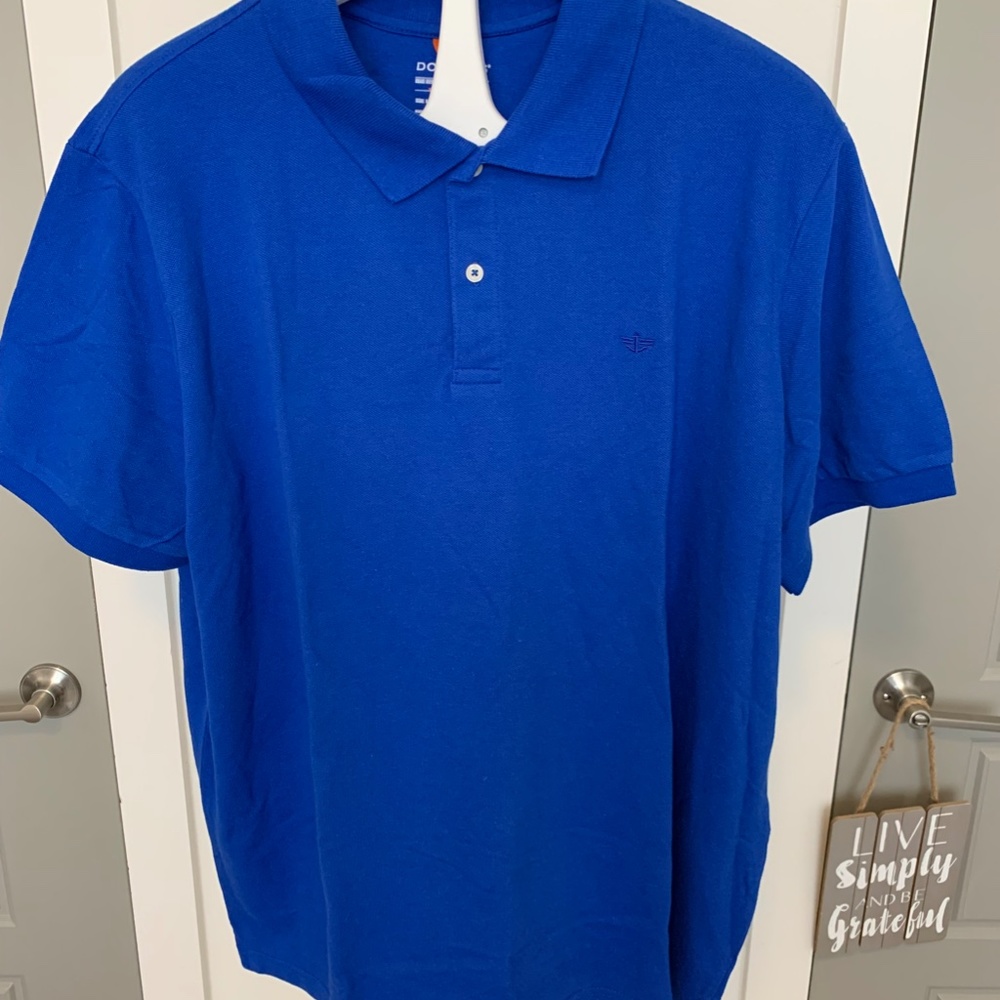 Dockers Royal Blue Men's Polo Shirt